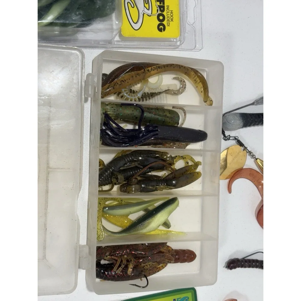 Mixed Soft Plastic fishing lures‎ lot Frogs